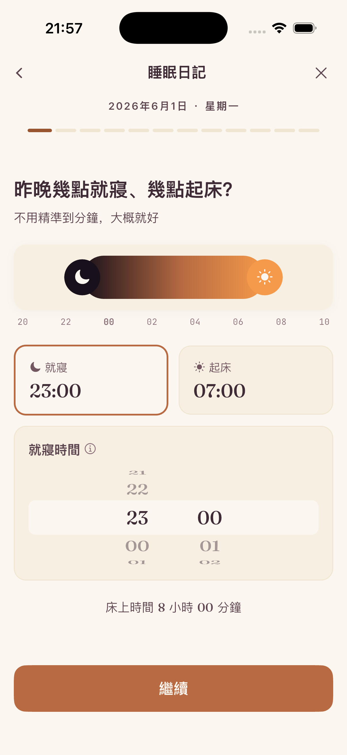 好眠日記 睡眠日記